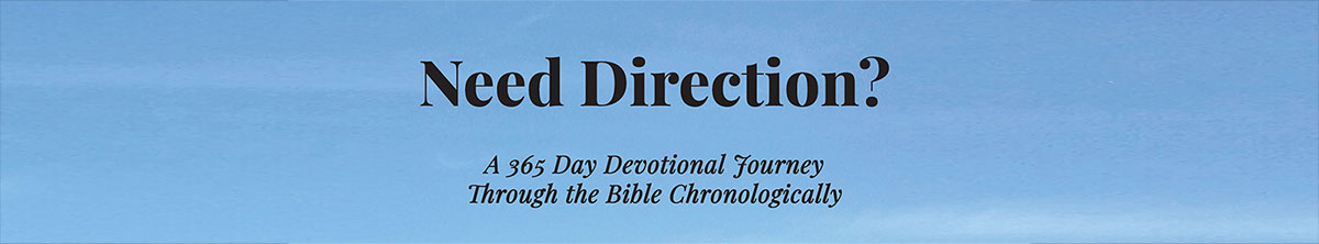 Need Direction? A 365 Devotional Journey Through the Bible Chronologically